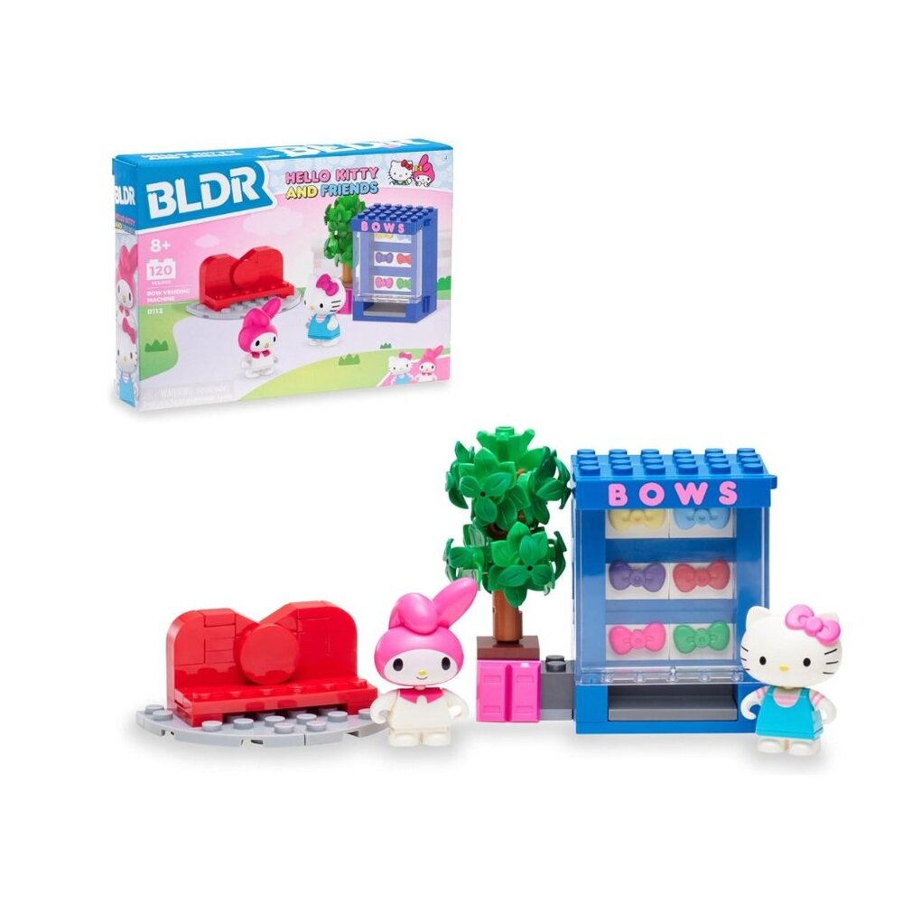 BLDR HELLO KITTY and FRIENDS Bow Vending Machine 120pcs